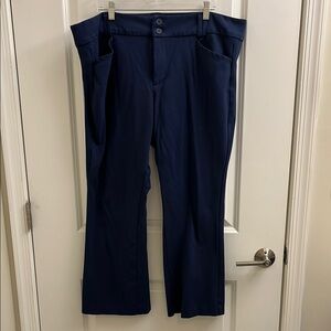 Torrid Size 22R Navy Women's Trouser Slim Boot Ponte Pant